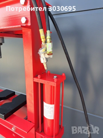 Хидравлична преса с манометър , 20 тона, ROEN-200, снимка 4 - Индустриална техника - 53580480