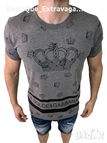 Мъжка тениска Dolce & Gabbana the Crown !!!