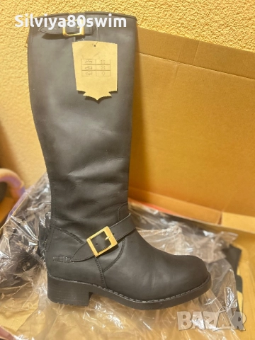 Ботуши JOHNNY BULLS  естествена кожа+подарък портфейл, снимка 12 - Дамски ботуши - 52091866