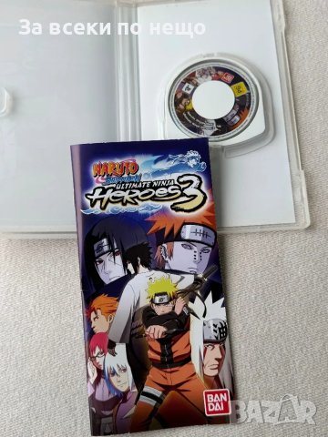 Оригинална Игра за PSP Naruto Shippuden Ultimate Ninja Heroes 3 (Sony PSP), снимка 5 - Игри за PlayStation - 50213748