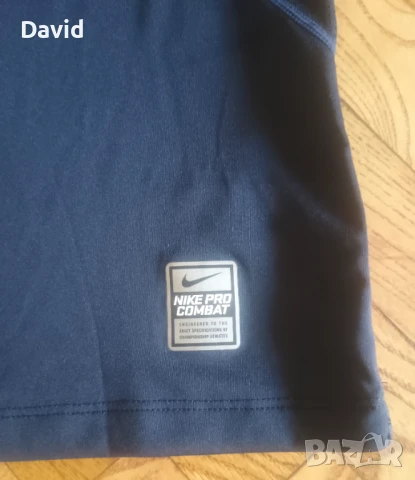 Оригинален мъжки потник Nike Pro Combat, снимка 3 - Тениски - 51119907