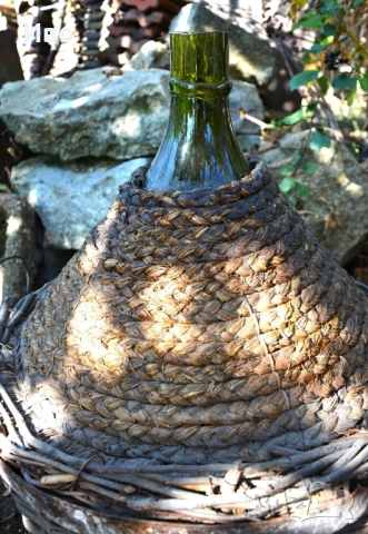 Стара ръчно изработена дамаджана - 100 литра, снимка 5 - Градински мебели, декорация  - 53814560