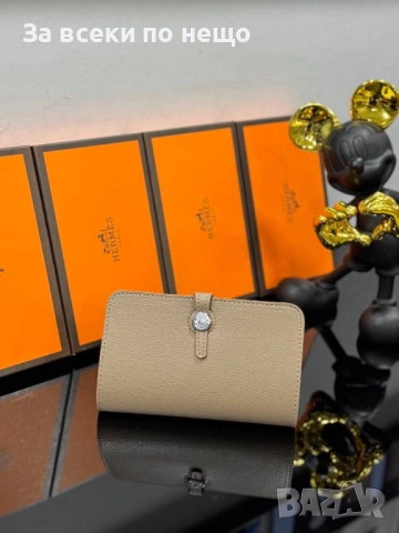 Hermes Дамско Портмоне Естествена Кожа Хермес - Налични Различни Цветове Код E923, снимка 7 - Портфейли, портмонета - 51940227