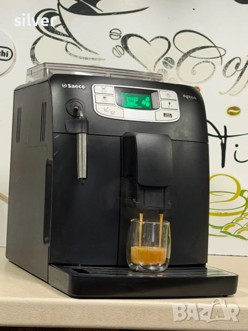 Кафемашина кафе автомат Saeco INTELİA с гаранция, снимка 3 - Кафемашини - 54156214