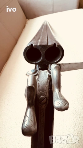 Стара щифтова Френска пушка, снимка 14 - Колекции - 53649901