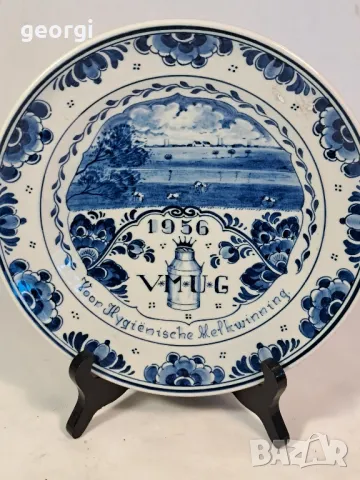 декоративна порцеланова чиния за стена  Delft 25/4