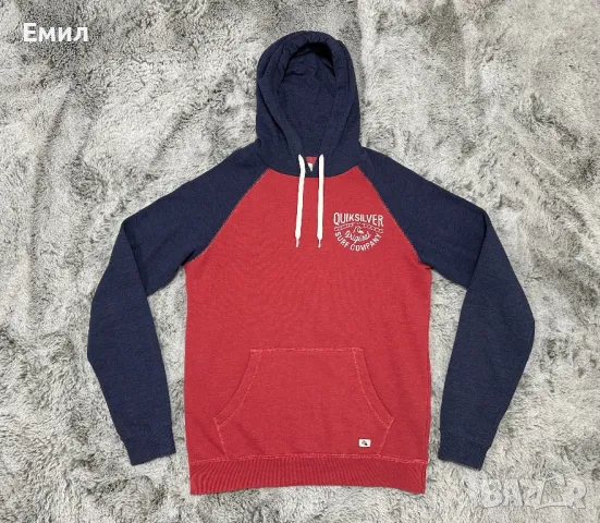 Мъжки суитшърт Quiksilver Major Block Hoodie, размер М, снимка 2 - Суичъри - 47655956