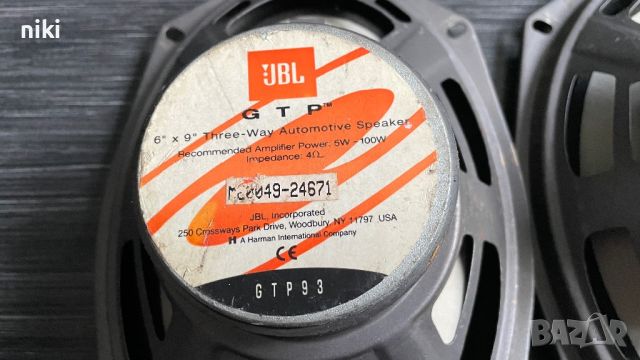 JBL GTP 6x9 , снимка 5 - Тонколони - 45839799