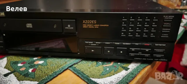 Sony Cdp X222ES Cd Player с дистанционно , снимка 3 - Аудиосистеми - 48271794