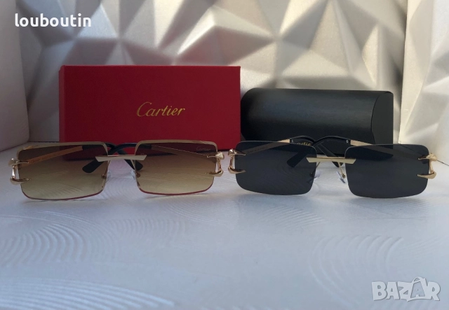 Cartier мъжки дамски слънчеви очила 2 цвята унисекс, снимка 10 - Слънчеви и диоптрични очила - 52915530