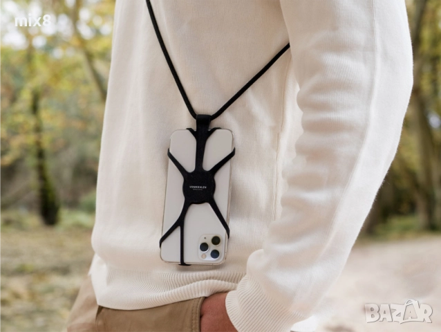 Универсален силиконов държач чанта за смартфон 