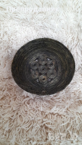 Уникална ръчно изработена фруктиера от вестникарска хартия, снимка 7 - Декорация за дома - 54080467