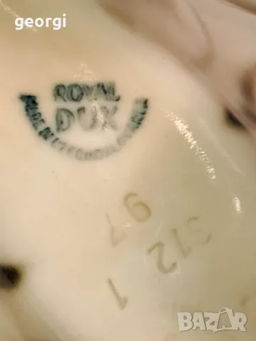 Royal dux Bohemia голяма порцеланова фигура тигър, снимка 7 - Колекции - 49779722