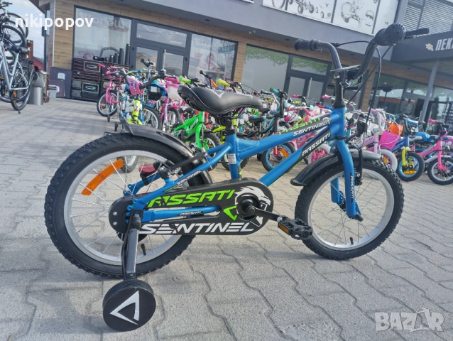 PASSATI Алуминиев велосипед 16" SENTINEL син, снимка 5 - Велосипеди - 53759374