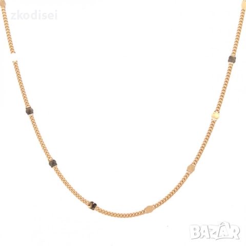 Златен синджир 3,08гр. 45,0см. 14кр. проба:585 модел:33607-6, снимка 2 - Колиета, медальони, синджири - 51437900