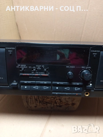 Стар Двукасетен Дек SONY-TC-WR535. Номер 496., снимка 3 - Антикварни и старинни предмети - 53180405