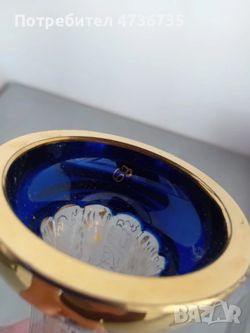 Кристална гарафа Бохемия , снимка 2 - Сервизи - 53466238