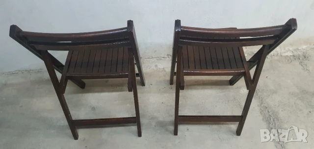 Сгъваеми столове винтидж антики, снимка 7 - Антикварни и старинни предмети - 49592276