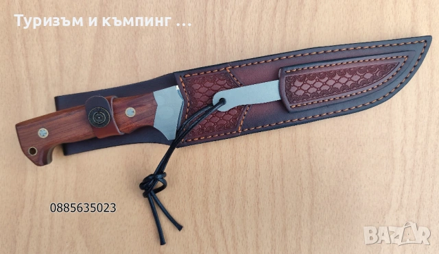 Туристически нож- ръчна изработка / 13 /, снимка 3 - Ножове - 53329537