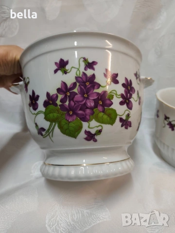 Комплект баварски кашпи Bareuther Waldsassen, снимка 2 - Други - 53836117