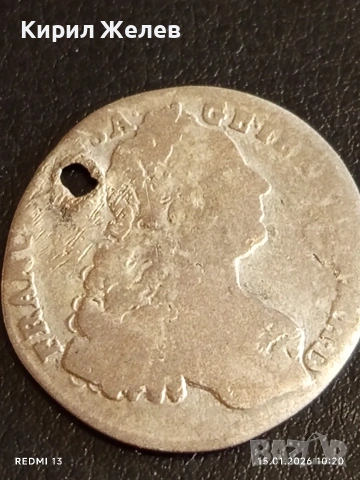 Сребърна монета 7 кройцера 1762г. Франц първи Австрия за КОЛЕКЦИЯ 52982, снимка 10 - Нумизматика и бонистика - 53105813