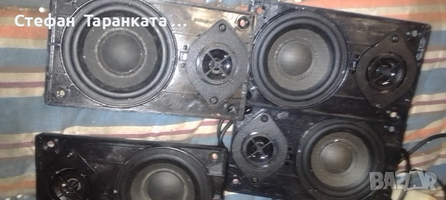 четири броя високо честотни говорители и четери броя средно честотни и четери филтъра, снимка 2 - Тонколони - 54070098