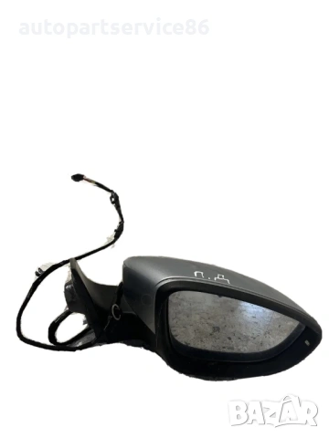 Огледало за крило предно дясно сребърно за Volkswagen Scirocco (2008) 