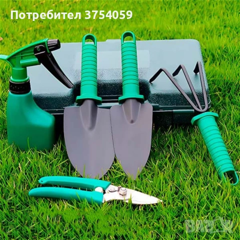 Комплект градински инструменти 5 в 1 с куфар – всичко необходимо за засаждане и поддръжка, снимка 2 - Градински инструменти - 53076715