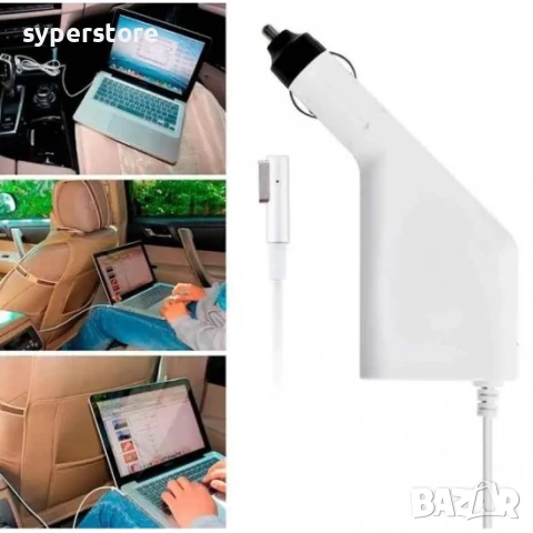 Зарядно устройство, Адаптер за лаптоп, 12V, MacBook, MagSafe 1 60W, Digital One SP01092, за кола,Air, снимка 2 - Лаптоп аксесоари - 50483347