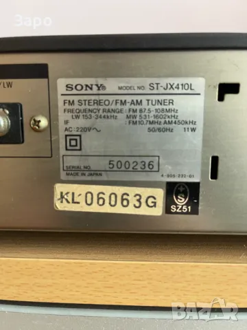 Японски тунер Sony ST-JX410L, снимка 5 - Аудиосистеми - 49494597