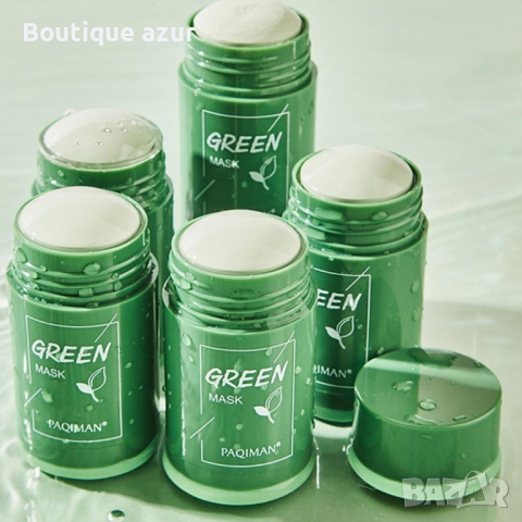 Маска почистване на лице със зелен чай под формата на стик , снимка 6 - Козметика за лице - 44996639