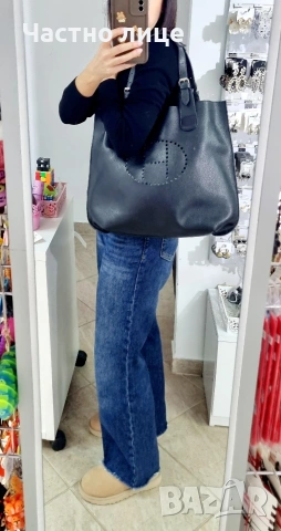 Дамска чанта естествена кожа, снимка 2 - Чанти - 53450710