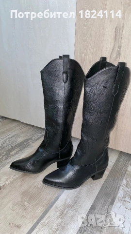 Дамски каубойски ботуши, снимка 9 - Дамски ботуши - 51653686