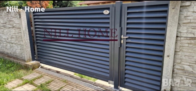 Ограда ( тип щора ) ПАНА, ЛАМЕЛИ, КОЛОВЕ, ВРАТИ, снимка 11 - Огради и мрежи - 52906162