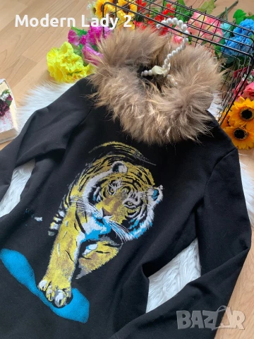 Туника с естествен косъм, снимка 2 - Туники - 50979171