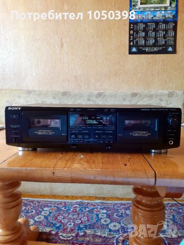 Страхотен дек SONY TC-WE 725-Японски двукасетъчен от най висок клас, снимка 1 - Декове - 46169322