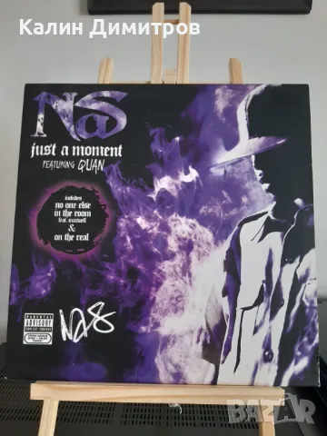 Nas – Just A Moment (12” Vinyl Single), снимка 1 - Грамофонни плочи - 48480337