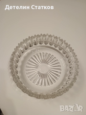 Винтидж стъклена купа, снимка 6 - Чинии - 53019331