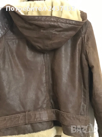 Зимно дамско яке-естествена кожа, снимка 3 - Якета - 51895170