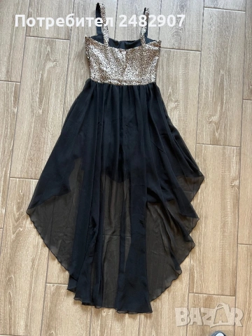 Официална дамска рокля с пайети, снимка 4 - Рокли - 53695052
