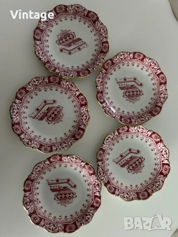 Пет броя Bavaria порцеланови чинии с позлата , снимка 8 - Колекции - 53983654