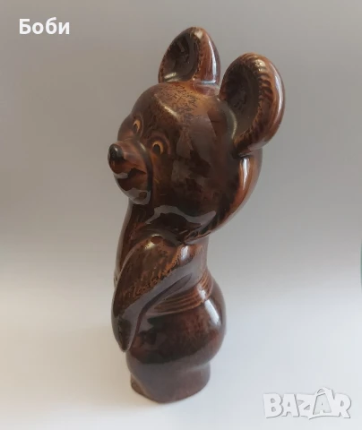 Порцеланова Фигура Миша 15см Олимпиада Москва 1980, снимка 6 - Колекции - 50914008