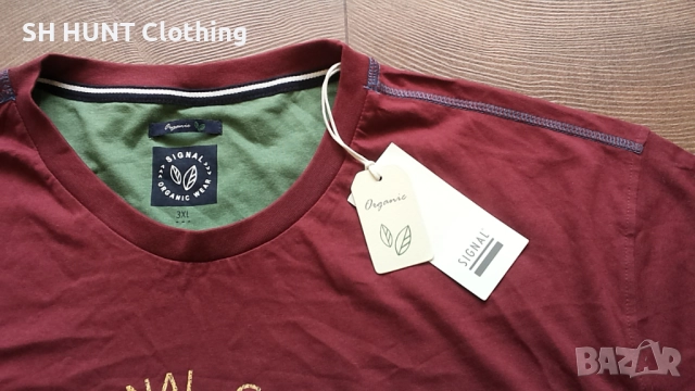 SIGNAL ORGANIC WEAR T-Shirt Размер XXXL нова мъжка тениска 17-49, снимка 7 - Тениски - 52727618