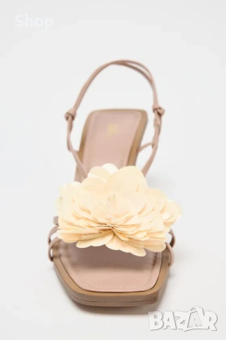 🍋 Сандали на ток на Zara , снимка 3 - Сандали - 53814993