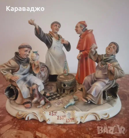 Композиция Capodimonte, снимка 6 - Статуетки - 48337918