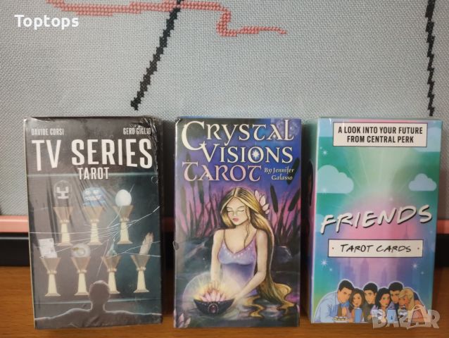 Таро карти: TV Series Tarot & Friends Tarot & Crystal Visions Tarot, снимка 1 - Карти за игра - 34167969