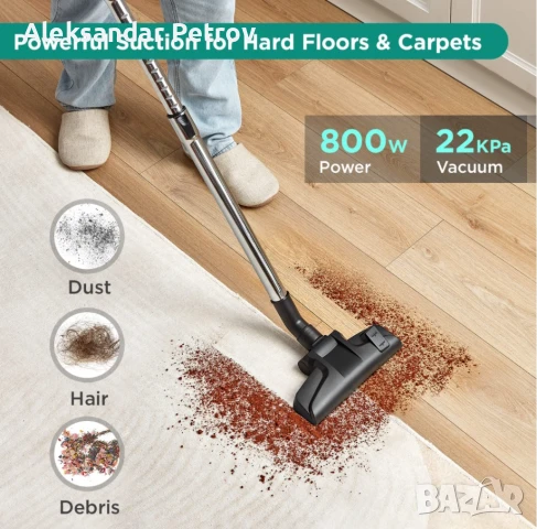 прахосмукачка Eureka Cyclone Series, модел V1BC01A-80. , снимка 6 - Прахосмукачки - 50836214