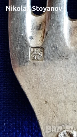 Сребърни вилици - Царска Русия - 285 гр. - Проба 875, снимка 4 - Нумизматика и бонистика - 51326044