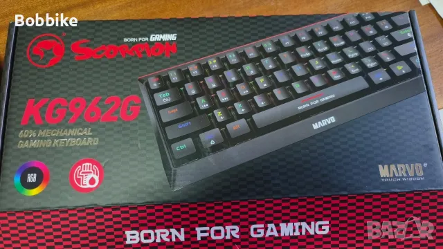 Gaming keyboard Marvo KG962G+ гаранция, снимка 1 - Клавиатури и мишки - 47070633