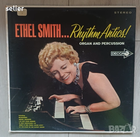 Ethel Smith ‎– Rhythm Antics Издание 🇺🇸 USA 1963г Стил:Jazz, Pop Easy Listening Състояние на винил